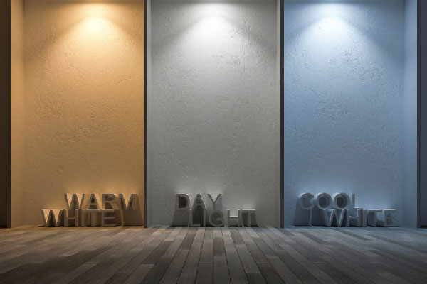 انواع رنگ نور لامپها