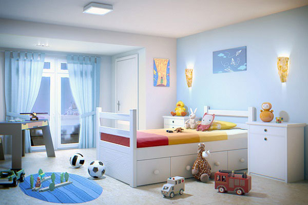 نورپردازی اتاق خواب کودک