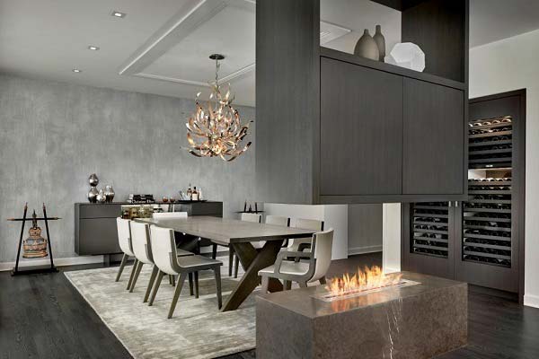 ایجاد نقاط کانونی با لوستر و آویز