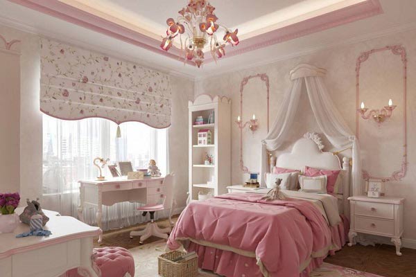 ایده های نورپردازی اتاق خواب دخترانه