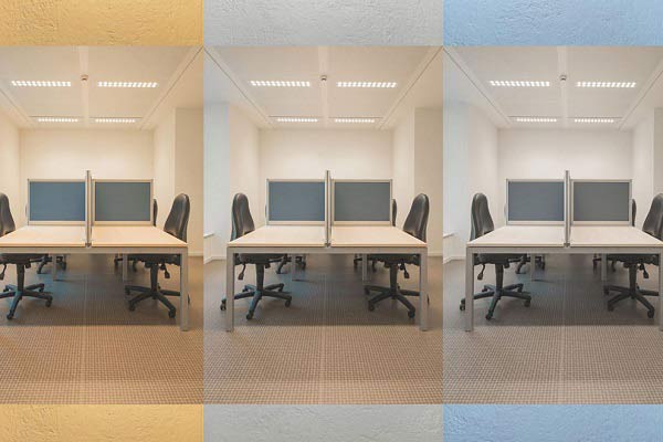 دمای رنگ نور